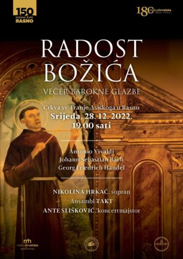 Koncert ”Radost Božića – večer barokne glazbe” u Rasnu